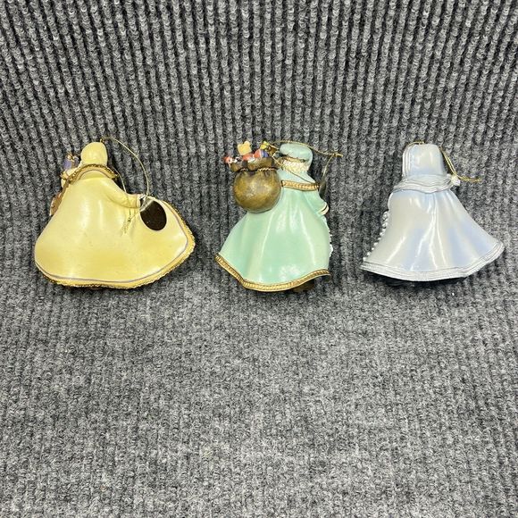 VTG‎ 2003 Thomas Kinkade Old World Santas Christmas Heirloom Ornaments Set Of 3 - Picture 2 of 14